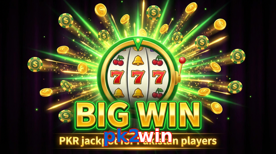 Big win animation on Pk2win slot game